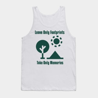 Leave Only Footprints, Take Only Memories Tank Top